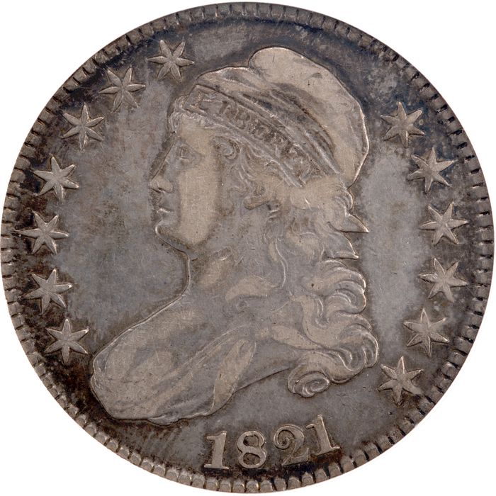 1821 Capped Bust Half Dollar (50c) O-105a Obverse Image