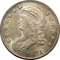 1821 Capped Bust Half Dollar (50c) Photo 3