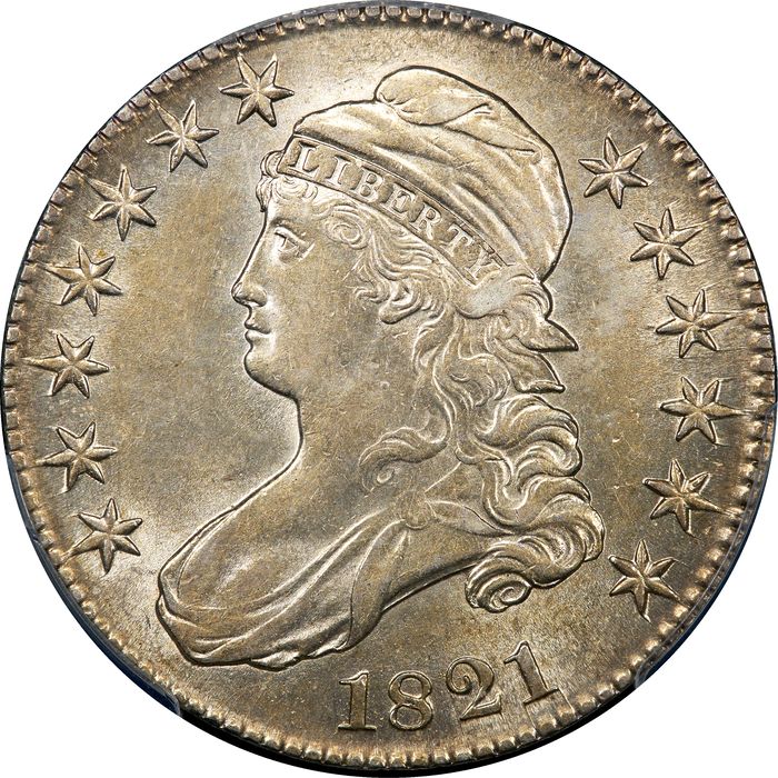 1821 Capped Bust Half Dollar (50c) Photo 3