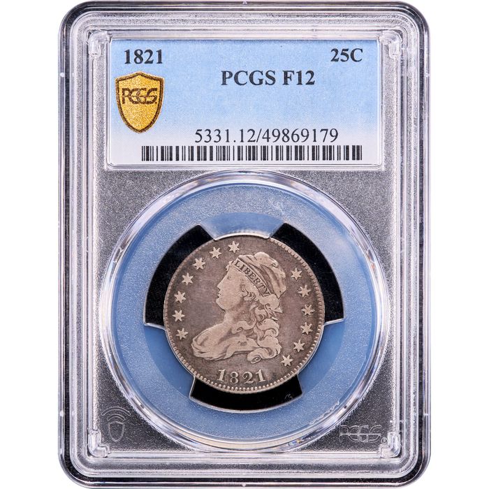 1821 Capped Bust Quarter (25c) Obverse Image