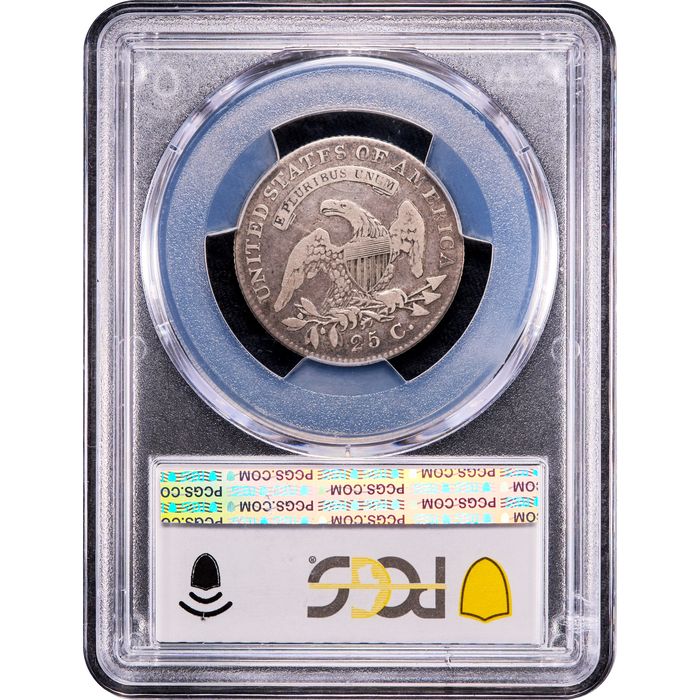1821 Capped Bust Quarter (25c) Reverse Image