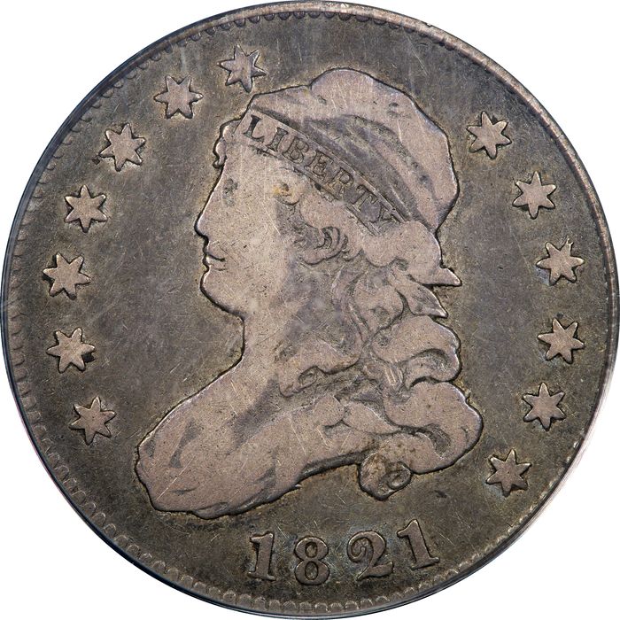 1821 Capped Bust Quarter (25c) Obverse Image