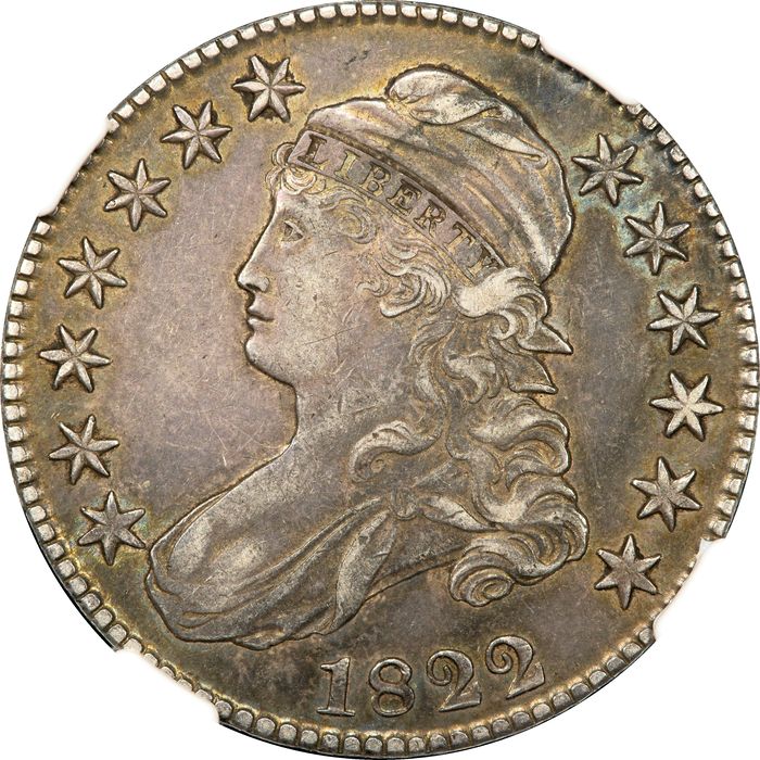 1822 Capped Bust Half Dollar (50c) Obverse Image
