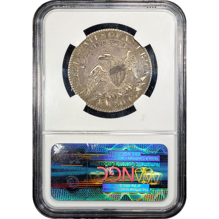 1822 Capped Bust Half Dollar (50c) Reverse Slab Image