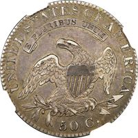 1822 Capped Bust Half Dollar (50c) Reverse Image