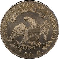 1822 Capped Bust Half Dollar (50c) Overton 108a Photo 4