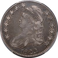 1823 Capped Bust Half Dollar (50c) O-110 Photo 3