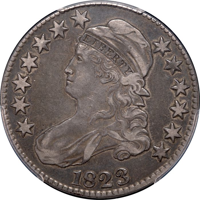 1823 Capped Bust Half Dollar (50c) O-110 Photo 3