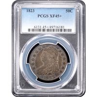 1823 Capped Bust Half Dollar (50c) Obverse Slab Image