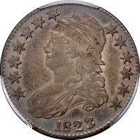 1823 Capped Bust Half Dollar (50c) Obverse Image