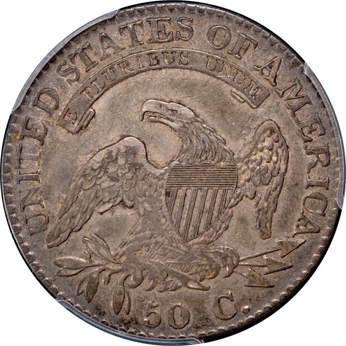 1823 Capped Bust Half Dollar (50c) Reverse Image