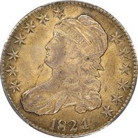 1824 Capped Bust Half Dollar (50c) Photo 3