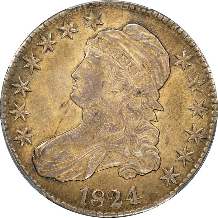 1824 Capped Bust Half Dollar (50c) Photo 3