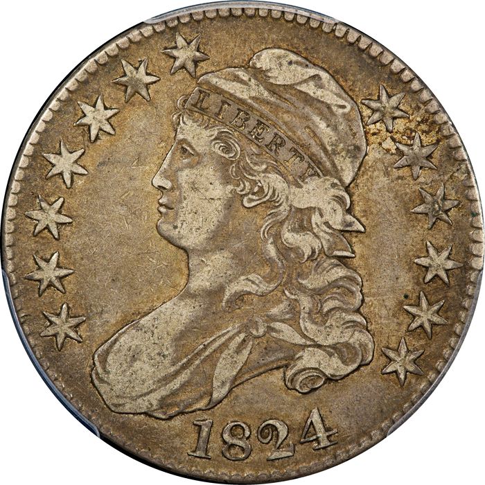 1824 Capped Bust Half Dollar (50c) Obverse Image