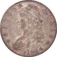 1824/4 Capped Bust Half Dollar (50c) Obverse Image
