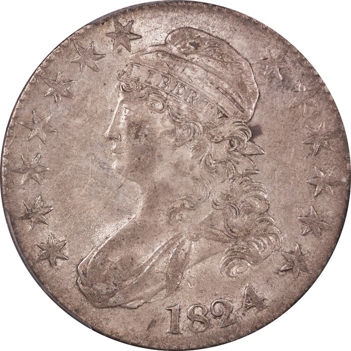 1824/4 Capped Bust Half Dollar (50c) Obverse Image