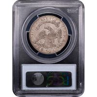 1824/4 Capped Bust Half Dollar (50c) Reverse Slab Image
