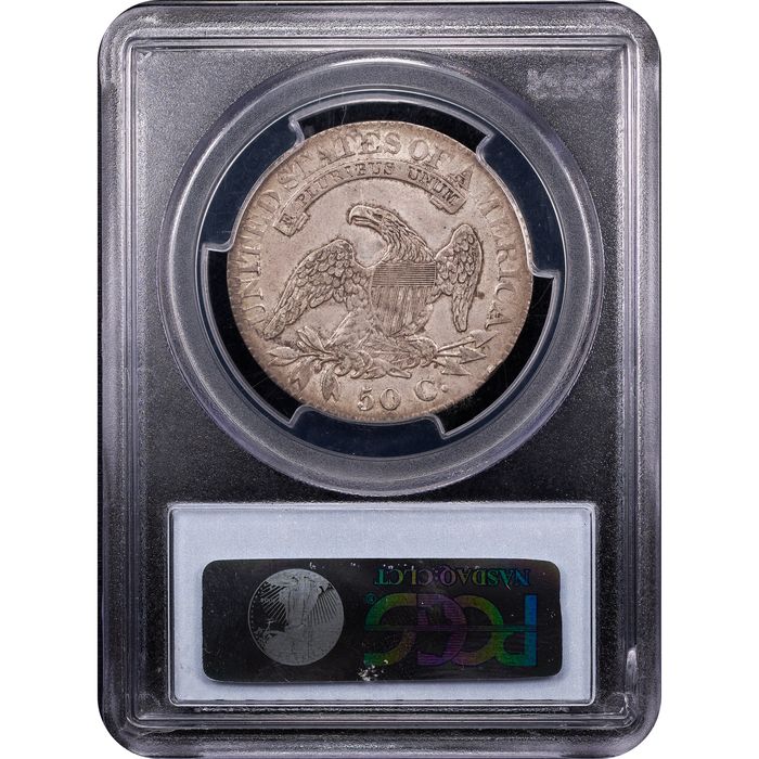1824/4 Capped Bust Half Dollar (50c) Reverse Slab Image