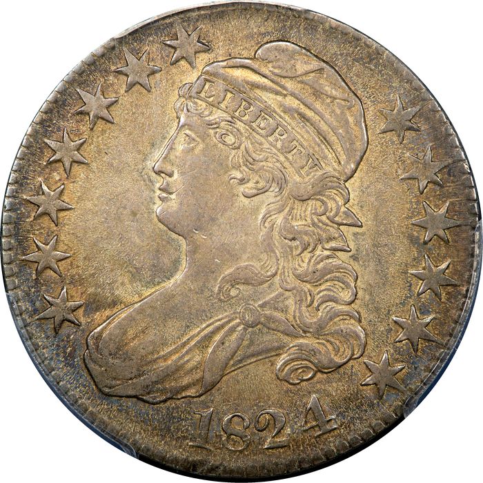 1824/4 Capped Bust Half Dollar (50c) Obverse Image