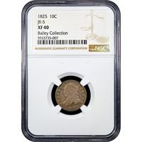 1825 Capped Bust Dime (10c) JR-5 Obverse Image