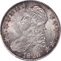 1825 Capped Bust Half Dollar (50c) Photo 3