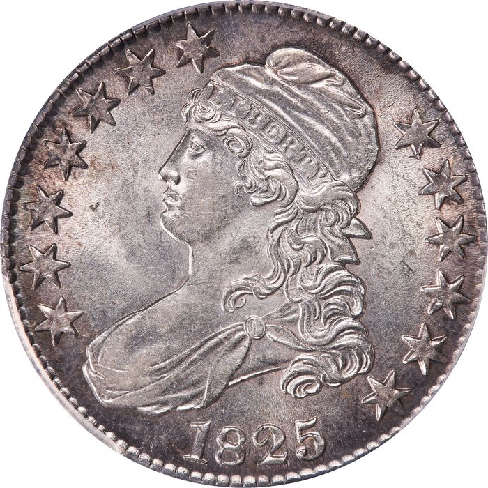 1825 Capped Bust Half Dollar (50c) Photo 3