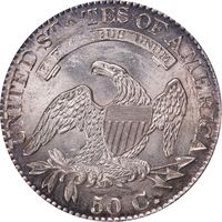 1825 Capped Bust Half Dollar (50c) Photo 4