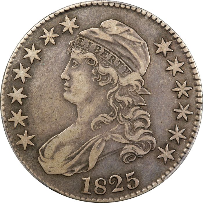 1825 Capped Bust Half Dollar (50c) Obverse Image
