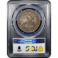 1825 Capped Bust Half Dollar (50c) Reverse Slab Image