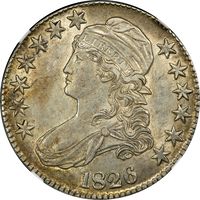 1826 Capped Bust Half Dollar (50c) Obverse Image