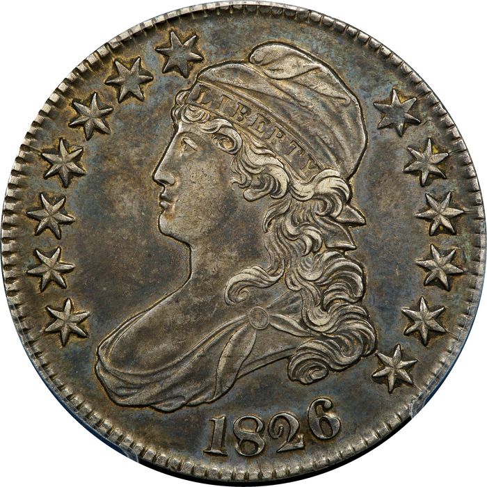 1826 Capped Bust Half Dollar (50c) Obverse Image