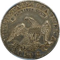 1826 Capped Bust Half Dollar (50c) Reverse Image