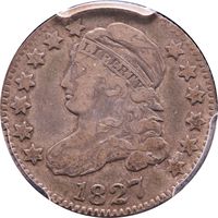 1827 Capped Bust Dime (10c) Photo 3
