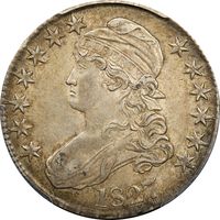 1827 Capped Bust Half Dollar (50c) O-141 Square Base 2 Obverse Image
