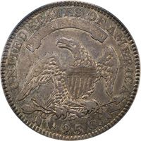 1828 25/50C Capped Bust Quarter (25c) Photo 4