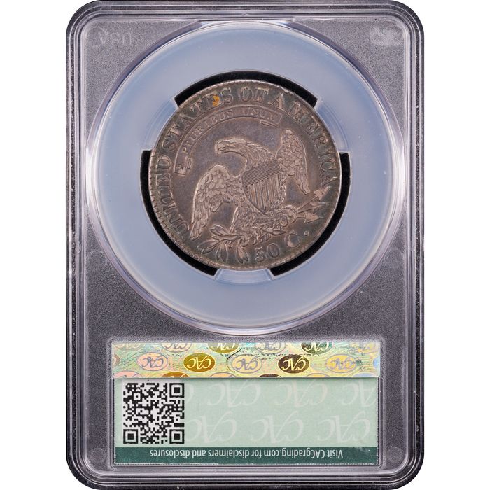 1828 Capped Bust Half Dollar Reverse Slab Image