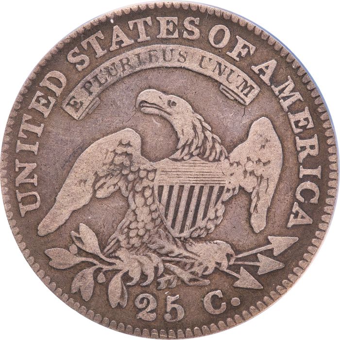 1828 Capped Bust Quarter (25c) Reverse Image