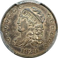1829 Capped Bust Half Dime (h10c) Photo 3