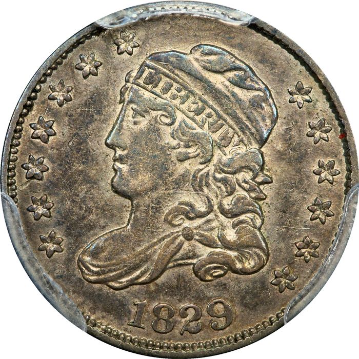 1829 Capped Bust Half Dime (h10c) Photo 3