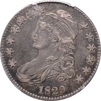 1829 Capped Bust Half Dollar (50c) O-112 Small Letters Obverse Image