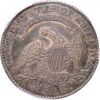 1829 Capped Bust Half Dollar (50c) O-112 Small Letters Reverse Image