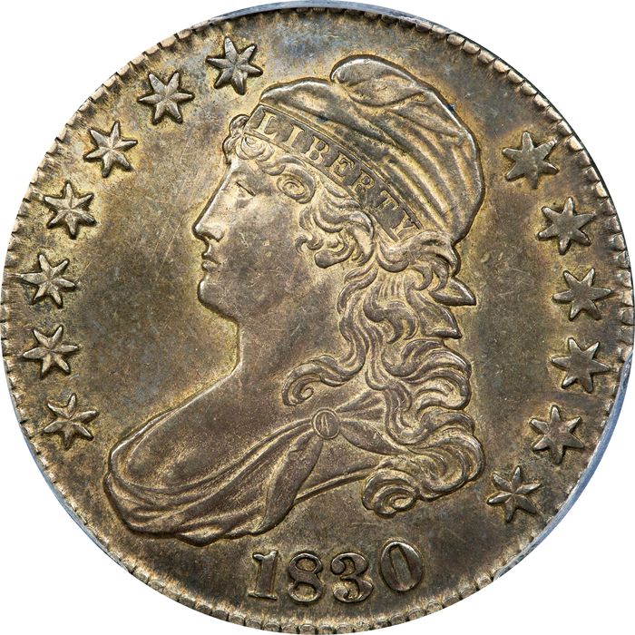 1830 Capped Bust Half Dollar (50c) O-122 Large 0 Obverse Image