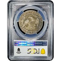 1830 Capped Bust Half Dollar (50c) O-122 Large 0 Reverse Slab Image