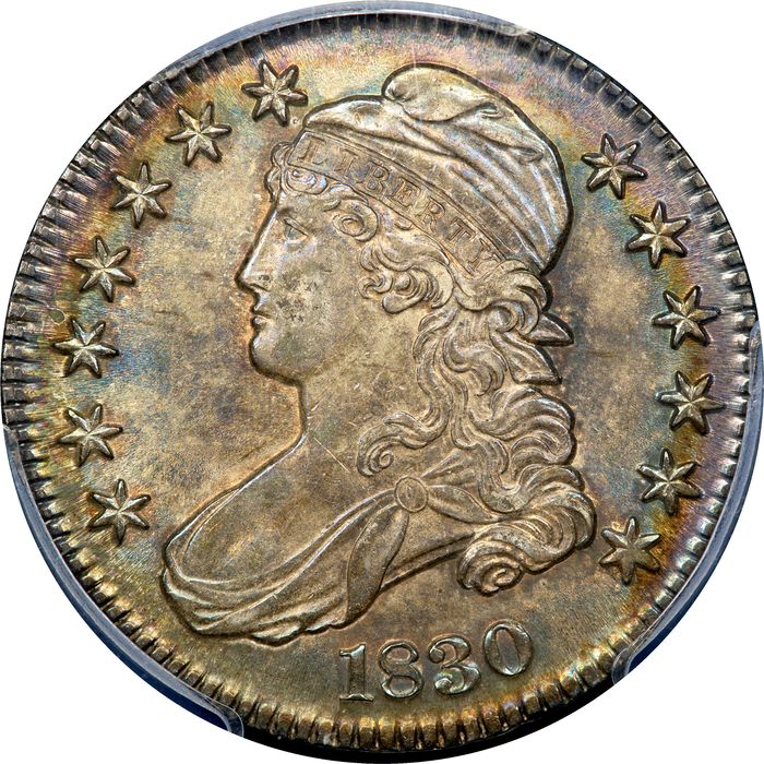 1830 Capped Bust Half Dollar (50c) Small 0 Photo 3