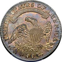 1830 Capped Bust Half Dollar (50c) Small 0 Photo 4