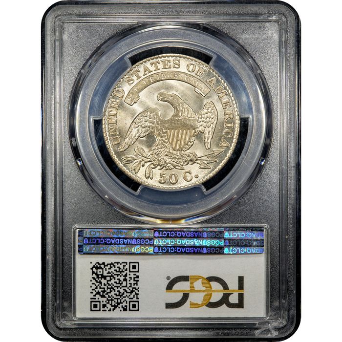 1830 Capped Bust Half Dollar (50c) Small 0 Reverse Image