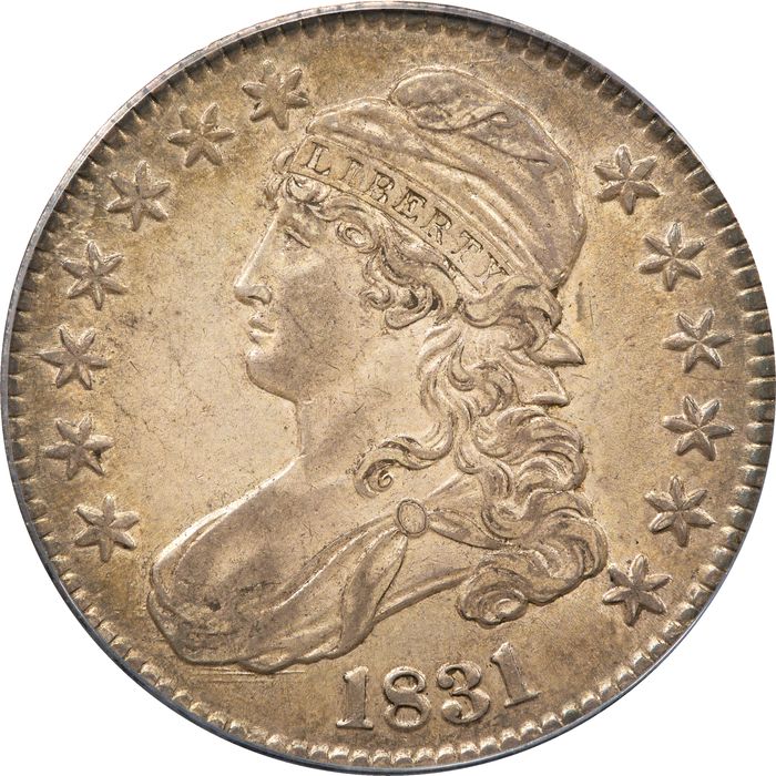 1831 Capped Bust Half (50c) OGH Obverse Image