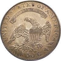 1831 Capped Bust Half (50c) OGH Reverse Image