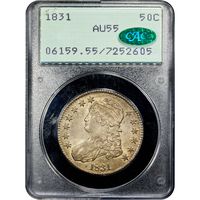 1831 Capped Bust Half (50c) Rattler Obverse Image
