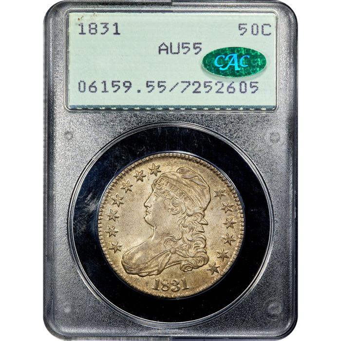 1831 Capped Bust Half (50c) Rattler Obverse Image